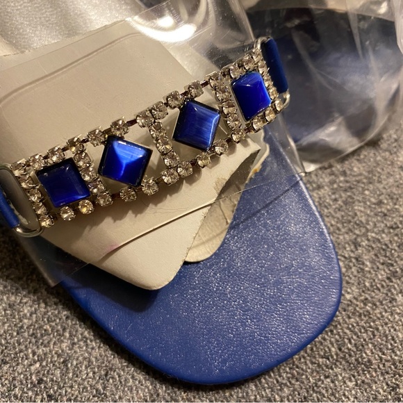 NIBag Annie blue kitten heel 6 1/2M - Picture 3 of 7